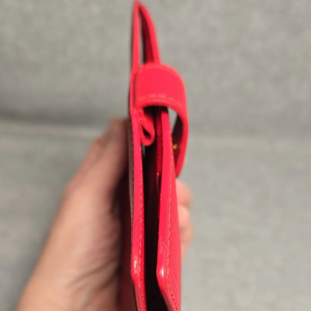 Louis Vuitton Vibrant Red Epi Leather Wallet